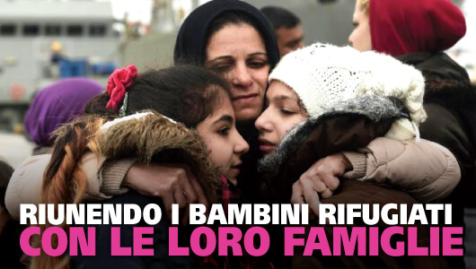 Riunendo i bambini rifugiati con le loro famiglie